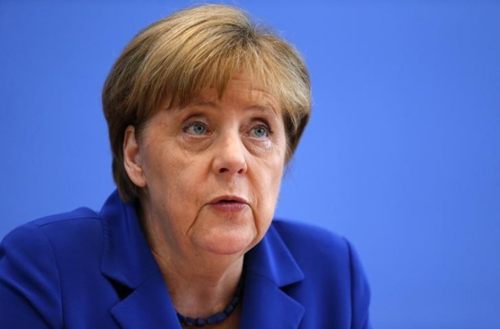 A chanceler da Alemanha, Angela Merkel, conversou com o presidente da França, Emmanuel Macron, e com a primeira-ministra do Reino Unido, Theresa May, sobre o acordo nuclear do Irã, e os três líderes ressaltaram a necessidade de os Estados Unidos permanecerem no pacto (Foto: Leonardo Lucena) A chanceler da Alemanha, Angela Merkel, conversou com o presidente da França, Emmanuel Macron, e com a primeira-ministra do Reino Unido, Theresa May, sobre o acordo nuclear do Irã, e os três líderes ressaltaram a necessidade de os Estados Unidos permanecerem no pacto
