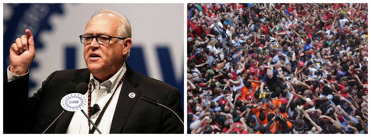 Dennis Williams enviou carta ao embaixador brasileiro onde critica duramente a prisão de Lula; o representante de mais de um milhão de trabalhadores disse que “o julgamento foi injusto porque o veredito foi dado pelo mesmo juiz que o processou”; para ele, Moro usou os serviços da empresa de auditoria externa KPMG para investigar Lula e quando terminou, "a KPMG declarou publicamente que não havia encontrado provas de corrupção ou de atos repreensíveis” (Foto: Voney Malta) Dennis Williams enviou carta ao embaixador brasileiro onde critica duramente a prisão de Lula; o representante de mais de um milhão de trabalhadores disse que “o julgamento foi injusto porque o veredito foi dado pelo mesmo juiz que o processou”; para ele, Moro usou os serviços da empresa de auditoria externa KPMG para investigar Lula e quando terminou, "a KPMG declarou publicamente que não havia encontrado provas de corrupção ou de atos repreensíveis”