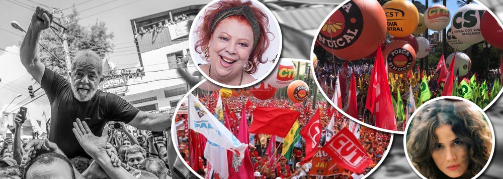 Pela primeira vez desde a redemocratização, as centrais sindicais farão um único ato pelo Dia do Trabalho, neste Primeiro de Maio; Curitiba, onde o ex-presidente Lula está preso, será a capital do encontro entre CUT, Força Sindical, CTB, NCST, UGT, CSB e Intersindical, com foco em pautas como a liberdade de Lula e o protesto contra a reforma trabalhista do governo Michel Temer, que tem agravado o quadro de desemprego no País; Beth Carvalho, Ana Cañas, Maria Gadú e Renegado são alguns artistas confirmados (Foto: Gisele Federicce) Pela primeira vez desde a redemocratização, as centrais sindicais farão um único ato pelo Dia do Trabalho, neste Primeiro de Maio; Curitiba, onde o ex-presidente Lula está preso, será a capital do encontro entre CUT, Força Sindical, CTB, NCST, UGT, CSB e Intersindical, com foco em pautas como a liberdade de Lula e o protesto contra a reforma trabalhista do governo Michel Temer, que tem agravado o quadro de desemprego no País; Beth Carvalho, Ana Cañas, Maria Gadú e Renegado são alguns artistas confirmados