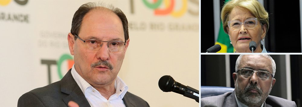 Levantamento feito pelo Instituto Paraná Pesquisas mostra governador José Ivo Sartori (MDB) na liderança com 28,3% das intenções de votos; pesquisa revela, ainda, que a divisão de centro-esquerda facilita a reeleição de Sartori; e na corrida pelas duas vagas ao Senado a senadora Ana Amélia (PP) tem 44,5%, seguida pelo também senador Paulo Paim (PT) com 28,7% das intenções (Foto: Voney Malta) Levantamento feito pelo Instituto Paraná Pesquisas mostra governador José Ivo Sartori (MDB) na liderança com 28,3% das intenções de votos; pesquisa revela, ainda, que a divisão de centro-esquerda facilita a reeleição de Sartori; e na corrida pelas duas vagas ao Senado a senadora Ana Amélia (PP) tem 44,5%, seguida pelo também senador Paulo Paim (PT) com 28,7% das intenções