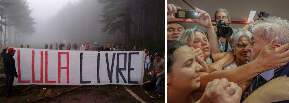 "Há milhões e milhões de pessoas reunidas em torno dos outros partidos de esquerda, dos movimentos sociais, da luta nas periferias, das mulheres, negros e negras, nas comunidades de base das igrejas, nas escolas universidades. Há o MST, o MTST, a UNE, uma míriade de entidades. Essas pessoas irão ocupar as ruas, marcharão a São Bernardo?", questiona o jornalista Mauro Lopes; "Se a resposta às três perguntas for sim, então, nesta hora decisiva, é preciso montar barricadas ao redor do Sindicato em São Bernardo do Campo. Ir pra cima - como se diz. E contar com uma virada, com a manutenção da liberdade de Lula e um rearranjo fenomenal na correlação de forças que obrigue o STF a recuar e deixe Moro a ver navios" (Foto: Mauro Lopes) "Há milhões e milhões de pessoas reunidas em torno dos outros partidos de esquerda, dos movimentos sociais, da luta nas periferias, das mulheres, negros e negras, nas comunidades de base das igrejas, nas escolas universidades. Há o MST, o MTST, a UNE, uma míriade de entidades. Essas pessoas irão ocupar as ruas, marcharão a São Bernardo?", questiona o jornalista Mauro Lopes; "Se a resposta às três perguntas for sim, então, nesta hora decisiva, é preciso montar barricadas ao redor do Sindicato em São Bernardo do Campo. Ir pra cima - como se diz. E contar com uma virada, com a manutenção da liberdade de Lula e um rearranjo fenomenal na correlação de forças que obrigue o STF a recuar e deixe Moro a ver navios"