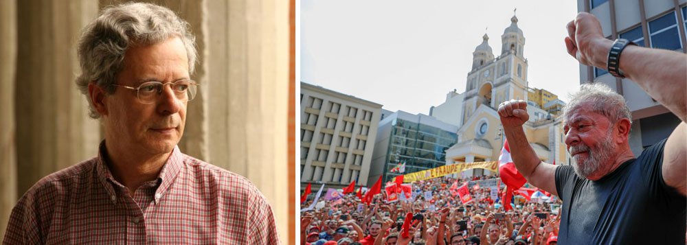 "Até agora não vi nenhuma prova convincente apresentada contra Lula. Como confessou um promotor da Lava Jato, 'não temos provas, apenas convicções'. Estranho que líderes de outros partidos, comprovadamente criminosos, com gravações e documentos, continuem tranquilamente exercendo seus mandatos políticos", disse Frei Betto (Foto: Leonardo Attuch) "Até agora não vi nenhuma prova convincente apresentada contra Lula. Como confessou um promotor da Lava Jato, 'não temos provas, apenas convicções'. Estranho que líderes de outros partidos, comprovadamente criminosos, com gravações e documentos, continuem tranquilamente exercendo seus mandatos políticos", disse Frei Betto