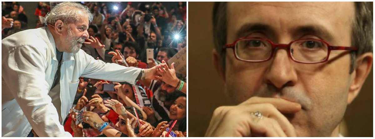 Jornalista Reinaldo Azevedo questiona em seu blog no Uol "que ministros são esses que, na prática, mandam prender um ex-presidente da República sabendo que há pendentes no tribunal que eles integram dois recursos cuja votação, assim que efetivada, vai libertar o dito-cujo, que recorrerá, então, em liberdade à terceira instância. Que pessoas são essas, num ambiente político radicalizado, que já não é mais estranho nem a tiros, capazes de produzir dois eventos dessa magnitude, a saber: a possível prisão e a libertação, que certamente virá em seguida? A questão é só de tempo" (Foto: Leonardo Lucena) Jornalista Reinaldo Azevedo questiona em seu blog no Uol "que ministros são esses que, na prática, mandam prender um ex-presidente da República sabendo que há pendentes no tribunal que eles integram dois recursos cuja votação, assim que efetivada, vai libertar o dito-cujo, que recorrerá, então, em liberdade à terceira instância. Que pessoas são essas, num ambiente político radicalizado, que já não é mais estranho nem a tiros, capazes de produzir dois eventos dessa magnitude, a saber: a possível prisão e a libertação, que certamente virá em seguida? A questão é só de tempo"