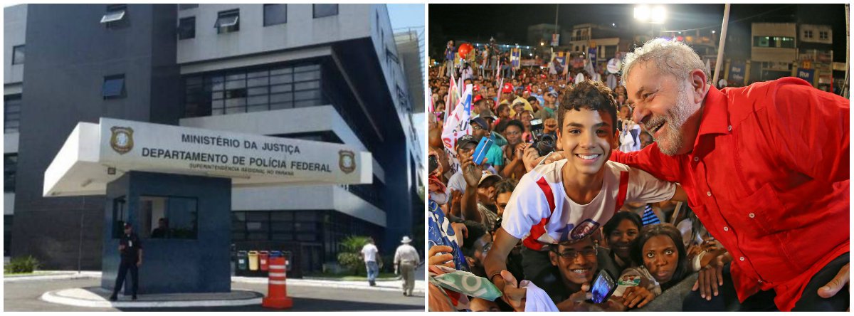 Com a expectativa da chegada do ex-presidente Lula, a PM-PR organiza áreas específicas para manifestantes favoráveis e contrários ao ex-presidente em frente ao prédio da Superintendência da PF em Curitiba; os dois grupos ficarão separados por um espaço de 30 metros, entre eles haverá ainda uma barreira de policiais e carros da corporação para assegurar que manifestantes não se encontrem
(Foto: Leonardo Lucena)
Com a expectativa da chegada do ex-presidente Lula, a PM-PR organiza áreas específicas para manifestantes favoráveis e contrários ao ex-presidente em frente ao prédio da Superintendência da PF em Curitiba; os dois grupos ficarão separados por um espaço de 30 metros, entre eles haverá ainda uma barreira de policiais e carros da corporação para assegurar que manifestantes não se encontrem