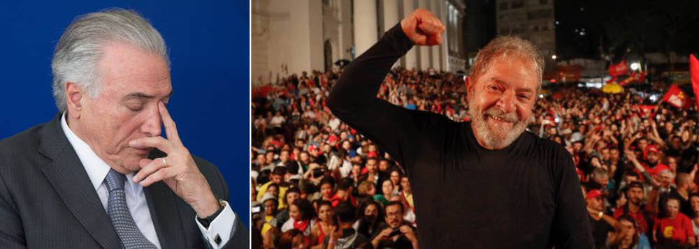"Isso de Temer dizer que é alvo de bombardeio logo depois de anunciar candidatura à reeleição é uma tentativa desesperada de pegar carona na caravana de Lula e de se igualar ao ex-presidente, como se ele também fosse alvo do Judiciário por motivos políticos. (...) Lula é o primeiro colocado nas pesquisas; Temer é o último", destaca Alex Sonik; "A perseguição a Lula é política. A perseguição a Temer é policial", completa (Foto: Alex Solnik) "Isso de Temer dizer que é alvo de bombardeio logo depois de anunciar candidatura à reeleição é uma tentativa desesperada de pegar carona na caravana de Lula e de se igualar ao ex-presidente, como se ele também fosse alvo do Judiciário por motivos políticos. (...) Lula é o primeiro colocado nas pesquisas; Temer é o último", destaca Alex Sonik; "A perseguição a Lula é política. A perseguição a Temer é policial", completa