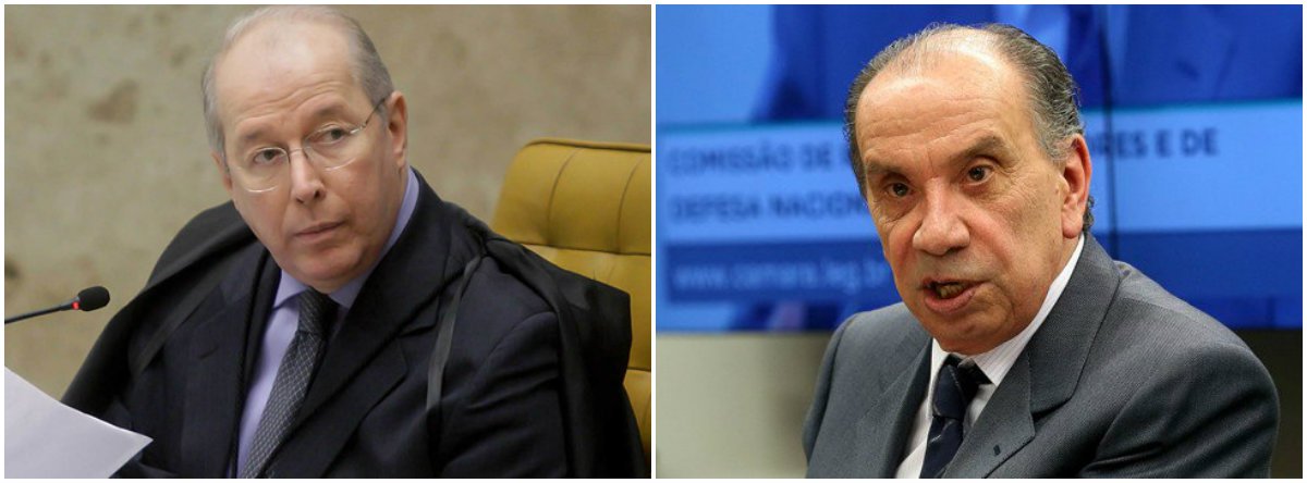 No golpe 'com Supremo, com tudo', em que a presidente Dilma Rousseff foi afastada sem crime e o ex-presidente Lula vem sendo mantido como preso político para não disputar as eleições presidenciais, que ele venceria com facilidade, o decano Celso de Mello acaba de arquivar o caso em que o chanceler do golpe, Aloysio Nunes, foi acusado de receber R$ 500 mil, por fora, da UTC Engenharia (Foto: Gisele Federicce) No golpe 'com Supremo, com tudo', em que a presidente Dilma Rousseff foi afastada sem crime e o ex-presidente Lula vem sendo mantido como preso político para não disputar as eleições presidenciais, que ele venceria com facilidade, o decano Celso de Mello acaba de arquivar o caso em que o chanceler do golpe, Aloysio Nunes, foi acusado de receber R$ 500 mil, por fora, da UTC Engenharia