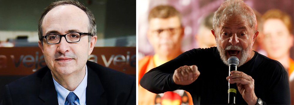"Sabe qual é o problema da direita brasileira? Ela odeia gente de língua presa, ela odeia gente de nove dedos, ela odeia gente de origem operária", diz o jornalista Reinaldo Azevedo; "Uma direita que não respeita direitos constitucionais, uma direita que não respeita a lei, uma direita que não respeita direitos individuais, uma direita que permite que a justiça se comporte como o poder absoluto, insisto, negando a um condenado a ter um recurso a que ele tem direito, independente do conteúdo da condenação, se justo ou injusto, isso não é direita liberal. Isso é no mínimo direita fascistóide. Porque aí a questão é a seguinte: já que nós não conseguimos nos impor eleitoralmente, então vamos tirar de circulação aquele que se impõe" (Foto: Leonardo Attuch) "Sabe qual é o problema da direita brasileira? Ela odeia gente de língua presa, ela odeia gente de nove dedos, ela odeia gente de origem operária", diz o jornalista Reinaldo Azevedo; "Uma direita que não respeita direitos constitucionais, uma direita que não respeita a lei, uma direita que não respeita direitos individuais, uma direita que permite que a justiça se comporte como o poder absoluto, insisto, negando a um condenado a ter um recurso a que ele tem direito, independente do conteúdo da condenação, se justo ou injusto, isso não é direita liberal. Isso é no mínimo direita fascistóide. Porque aí a questão é a seguinte: já que nós não conseguimos nos impor eleitoralmente, então vamos tirar de circulação aquele que se impõe"