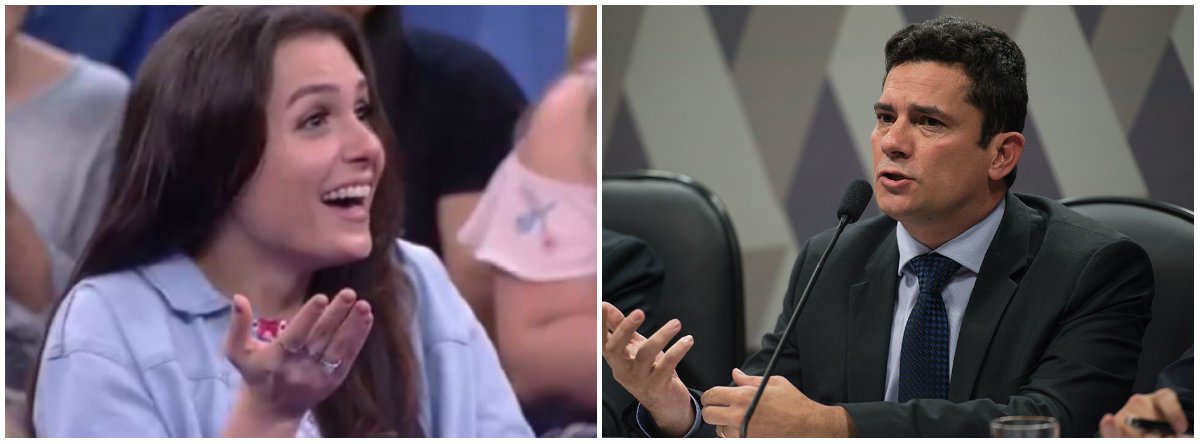 A atriz Monica Iozzi ironizou nesta sexta-feira (6) o juiz Sergio Moro, que expediu a ordem de prisão do ex-presidente Lula; "Viva Moro! Tenho certeza que assim que Temer, Aécio e Alckmin perderem o foro privilegiado, ele prende os três", escreveu. "Ah! E o Serra também! O ex-presidente da Odebrecht disse pra Lava-Jato que deu 52 milhões de reais pro José Serra. Certeza que o Moro vai mandar prender o Serra também", acrescentou (Foto: Leonardo Lucena) A atriz Monica Iozzi ironizou nesta sexta-feira (6) o juiz Sergio Moro, que expediu a ordem de prisão do ex-presidente Lula; "Viva Moro! Tenho certeza que assim que Temer, Aécio e Alckmin perderem o foro privilegiado, ele prende os três", escreveu. "Ah! E o Serra também! O ex-presidente da Odebrecht disse pra Lava-Jato que deu 52 milhões de reais pro José Serra. Certeza que o Moro vai mandar prender o Serra também", acrescentou