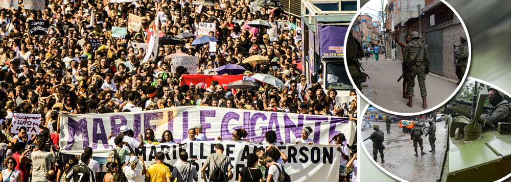 "Se intervenção militar resolvesse algum problema, do Rio ou do Brasil, o país teria saído muito melhor de 21 anos de intervenção militar. Mas saiu muito pior, muito mais desigual, com mais violência, com mais corrupção, com educação e saúde muito piores, com menos e piores empregos", critica o sociólogo e colunista do 247 Emir Sader; "O Rio quer votar e eleger governos dignos e comprometidos com o seu povo, aqui e no Brasil. O Rio não quer mais execuções sumarias como a de Marielle. O Rio não quer mais ver suas crianças revistadas a ponta de baioneta quando vão para as escolas", diz ele (Foto: Emir Sader) "Se intervenção militar resolvesse algum problema, do Rio ou do Brasil, o país teria saído muito melhor de 21 anos de intervenção militar. Mas saiu muito pior, muito mais desigual, com mais violência, com mais corrupção, com educação e saúde muito piores, com menos e piores empregos", critica o sociólogo e colunista do 247 Emir Sader; "O Rio quer votar e eleger governos dignos e comprometidos com o seu povo, aqui e no Brasil. O Rio não quer mais execuções sumarias como a de Marielle. O Rio não quer mais ver suas crianças revistadas a ponta de baioneta quando vão para as escolas", diz ele