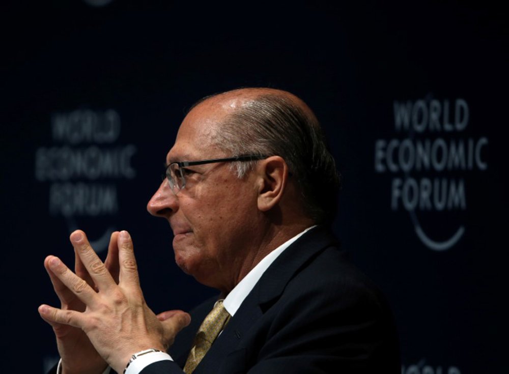 Alckmin participa do Fórum Econômico Mundial, em São Paulo 14/3/2018 REUTERS/Paulo Whitaker (Foto: Leonardo Attuch) Alckmin participa do Fórum Econômico Mundial, em São Paulo 14/3/2018 REUTERS/Paulo Whitaker