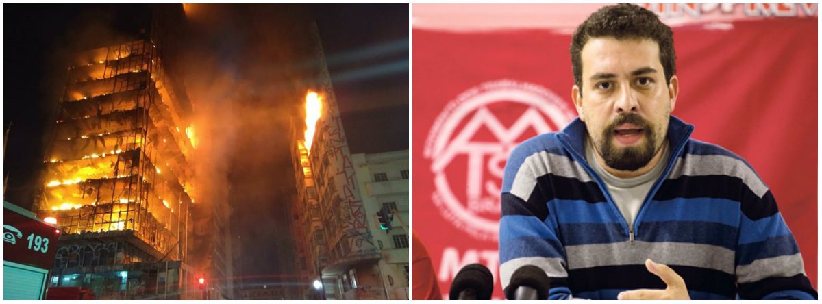 Após um prédio desabar na cidade de São Paulo, "a imprensa partiu para duas estratégias: buscar a palavra do líder do MTST, que ocupa hoje especial destaque com a sua candidatura ao Planalto, e detectar possíveis ilegalidades envolvendo a ocupação", diz a jornalista Patricia Faermann, no jornal GGN; "Informações desencontradas também vieram de diversas fontes, como a constatação de que os ocupantes do prédio integram mais de um movimento por moradia" (Foto: Leonardo Lucena) Após um prédio desabar na cidade de São Paulo, "a imprensa partiu para duas estratégias: buscar a palavra do líder do MTST, que ocupa hoje especial destaque com a sua candidatura ao Planalto, e detectar possíveis ilegalidades envolvendo a ocupação", diz a jornalista Patricia Faermann, no jornal GGN; "Informações desencontradas também vieram de diversas fontes, como a constatação de que os ocupantes do prédio integram mais de um movimento por moradia"