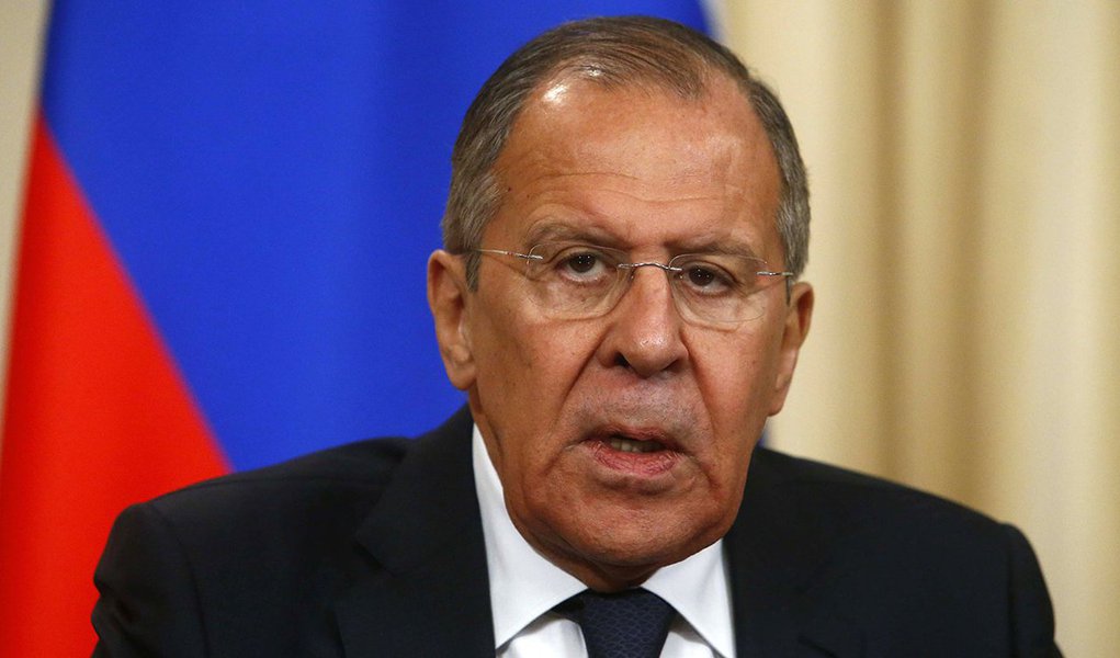 Ministro de Relações Exteriores da Rússia, Sergei Lavrov, durante coletiva de imprensa em Moscou 14/03/2018 REUTERS/Sergei Karpukhin (Foto: Paulo Emílio) Ministro de Relações Exteriores da Rússia, Sergei Lavrov, durante coletiva de imprensa em Moscou 14/03/2018 REUTERS/Sergei Karpukhin