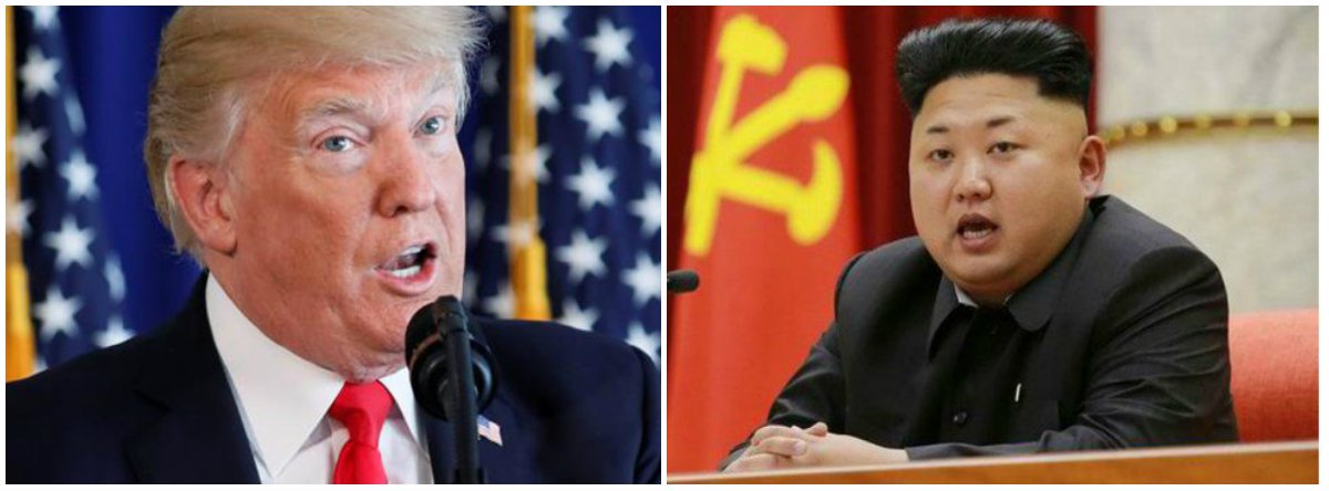 O presidente dos EUA, Donald Trump, e o líder da Coreia do Norte Kim Jong-un fazem uma reunião histórica em Cingapura nesta segunda-feira às 22h; um oficial da Casa Branca confirmou à imprensa norte-americana que Trump e Kim iniciarão o encontro frente a frente sozinhos, com apenas tradutores presentes; em seguida, os principais assessores farão a reunião bilateral ampliada (Foto: Leonardo Lucena) O presidente dos EUA, Donald Trump, e o líder da Coreia do Norte Kim Jong-un fazem uma reunião histórica em Cingapura nesta segunda-feira às 22h; um oficial da Casa Branca confirmou à imprensa norte-americana que Trump e Kim iniciarão o encontro frente a frente sozinhos, com apenas tradutores presentes; em seguida, os principais assessores farão a reunião bilateral ampliada