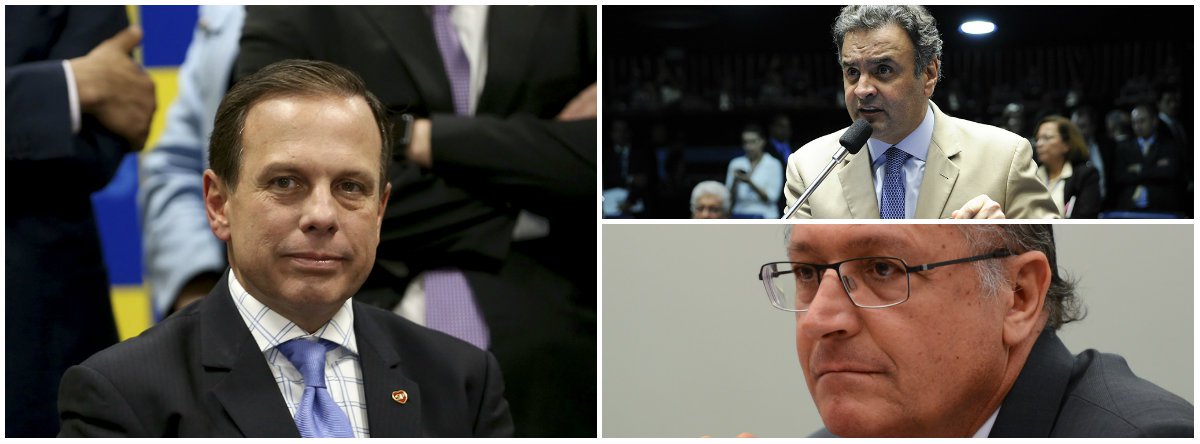 O pré-candidato ao governo de São Paulo pelo PSDB João Doria disse ser correta a declaração do presidenciável do PSDB, Geraldo Alckmin, para quem o ideal é que o senador Aécio Neves (PSDB-MG) não seja candidato nas eleições deste ano; "Cabe evidentemente, não obstante a manifestação feita pelo governador Geraldo Alckmin, a decisão ao próprio Aécio Neves, que foi presidente do PSDB e tem direito a própria defesa e certamente a fará no âmbito de Minas Gerais", afirmou Doria (Foto: Leonardo Lucena) O pré-candidato ao governo de São Paulo pelo PSDB João Doria disse ser correta a declaração do presidenciável do PSDB, Geraldo Alckmin, para quem o ideal é que o senador Aécio Neves (PSDB-MG) não seja candidato nas eleições deste ano; "Cabe evidentemente, não obstante a manifestação feita pelo governador Geraldo Alckmin, a decisão ao próprio Aécio Neves, que foi presidente do PSDB e tem direito a própria defesa e certamente a fará no âmbito de Minas Gerais", afirmou Doria
