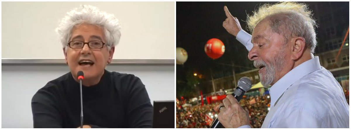 "Agora a gente vai ver se a aposta de botar a canga no pescoço do povo e levar para uma situação neocolonial foi ganha. Vai ser ganha mesmo? Isso vai depender da capacidade de resistência." Assim o sociólogo Laymert Garcia dos Santos fala de suas expectativas sobre o processo político-institucional que culminou com a prisão do ex-presidente Lula; "Eu considero que o que aconteceu no STF e o modo como a decretação da prisão do Lula se deu, e os sinais de desdobramentos, o modo como o Judiciário se comporta etc., pra mim tudo isso é pior do que o AI-5", disse ele à RBA (Foto: Leonardo Lucena) "Agora a gente vai ver se a aposta de botar a canga no pescoço do povo e levar para uma situação neocolonial foi ganha. Vai ser ganha mesmo? Isso vai depender da capacidade de resistência." Assim o sociólogo Laymert Garcia dos Santos fala de suas expectativas sobre o processo político-institucional que culminou com a prisão do ex-presidente Lula; "Eu considero que o que aconteceu no STF e o modo como a decretação da prisão do Lula se deu, e os sinais de desdobramentos, o modo como o Judiciário se comporta etc., pra mim tudo isso é pior do que o AI-5", disse ele à RBA