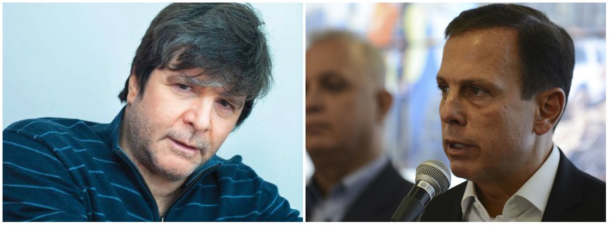 O escritor e dramaturgo Marcelo Rubens Paiva bateu pesado no ex-prefeito de São Paulo João Doria, pré-candidato do PSDB a governo do estado; "Ao invés de se inspirar na nobreza da social democracia, se inspira na podridão de um fascistinha", escreveu Paiva, após Doria responsabilizar movimentos que ocuparam um dos edifícios pelo desabamento no centro da capital paulista (Foto: Leonardo Lucena) O escritor e dramaturgo Marcelo Rubens Paiva bateu pesado no ex-prefeito de São Paulo João Doria, pré-candidato do PSDB a governo do estado; "Ao invés de se inspirar na nobreza da social democracia, se inspira na podridão de um fascistinha", escreveu Paiva, após Doria responsabilizar movimentos que ocuparam um dos edifícios pelo desabamento no centro da capital paulista