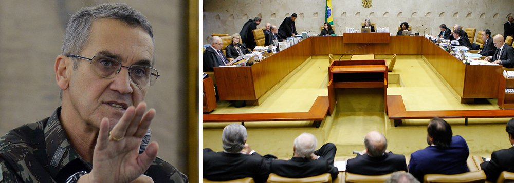 Certamente, foi com base na artigo 142 da Constituição "que o general Villa-Boas, comandante do exército, se sentiu à vontade para fazer ameaça ao Supremo Tribunal Federal, às vésperas do julgamento do pedido de Habeas Corpus do ex-presidente Lula, causando imensa perplexidade ao país", diz o colunista Laurez Cerqueira; "A Constituição e as leis, empilhadas sobre as mesas dos magistrados, nas sessões de julgamento, serviram apenas de enfeites. Os direitos inalienáveis do ex-presidente Lula e de qualquer cidadão estavam ali escritos na Carta Magna, no Código Penal, mas eram letras mortas. Estava tudo combinado, desde a primeira à última instância do judiciário" (Foto: Laurez Cerqueira) Certamente, foi com base na artigo 142 da Constituição "que o general Villa-Boas, comandante do exército, se sentiu à vontade para fazer ameaça ao Supremo Tribunal Federal, às vésperas do julgamento do pedido de Habeas Corpus do ex-presidente Lula, causando imensa perplexidade ao país", diz o colunista Laurez Cerqueira; "A Constituição e as leis, empilhadas sobre as mesas dos magistrados, nas sessões de julgamento, serviram apenas de enfeites. Os direitos inalienáveis do ex-presidente Lula e de qualquer cidadão estavam ali escritos na Carta Magna, no Código Penal, mas eram letras mortas. Estava tudo combinado, desde a primeira à última instância do judiciário"