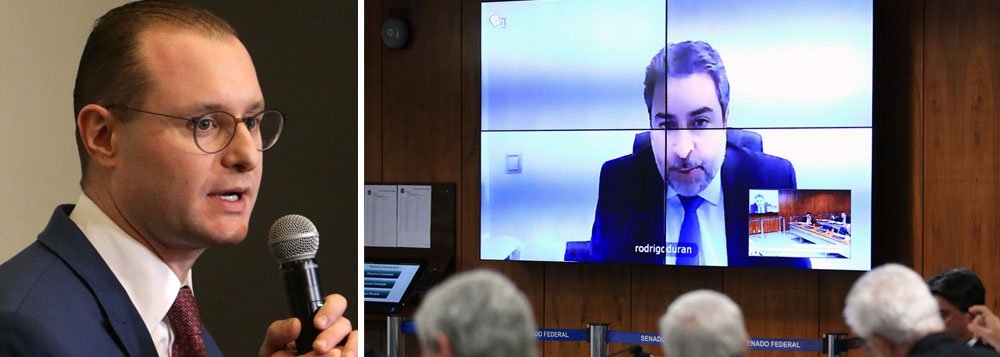 A defesa do ex-presidente Luiz Inácio Lula da Silva ingressou com um recurso ordinário pedido em habeas corpus junto ao Superior Tribunal de Justiça (STJ) visando a tomada de depoimento do ex-advogado da empreiteira Odebrecht Rodrigo Tacla Duran; Duran foi ouvido na CPMI da JBS, onde afirmou ter procurado o também advogado Carlos Zucolotto Júnior, que na época era sócio da esposa de Sérgio Moro, que teria pedido US$ 5 milhões para reduzir o valor da indenização a ser paga por ocasião do fechamento do acordo de delação premiada (Foto: Paulo Emílio) A defesa do ex-presidente Luiz Inácio Lula da Silva ingressou com um recurso ordinário pedido em habeas corpus junto ao Superior Tribunal de Justiça (STJ) visando a tomada de depoimento do ex-advogado da empreiteira Odebrecht Rodrigo Tacla Duran; Duran foi ouvido na CPMI da JBS, onde afirmou ter procurado o também advogado Carlos Zucolotto Júnior, que na época era sócio da esposa de Sérgio Moro, que teria pedido US$ 5 milhões para reduzir o valor da indenização a ser paga por ocasião do fechamento do acordo de delação premiada