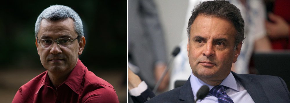 "Aécio Neves experimenta hoje sua maior solidão, sua ruína era anunciada, o senador agoniza em seu labirinto, quase ninguém lhe escreve ou procura-o", diz o jornalista e escritor, lembrando de frases dos livros de Gabriel García Marquez (Foto: Gisele Federicce) "Aécio Neves experimenta hoje sua maior solidão, sua ruína era anunciada, o senador agoniza em seu labirinto, quase ninguém lhe escreve ou procura-o", diz o jornalista e escritor, lembrando de frases dos livros de Gabriel García Marquez
