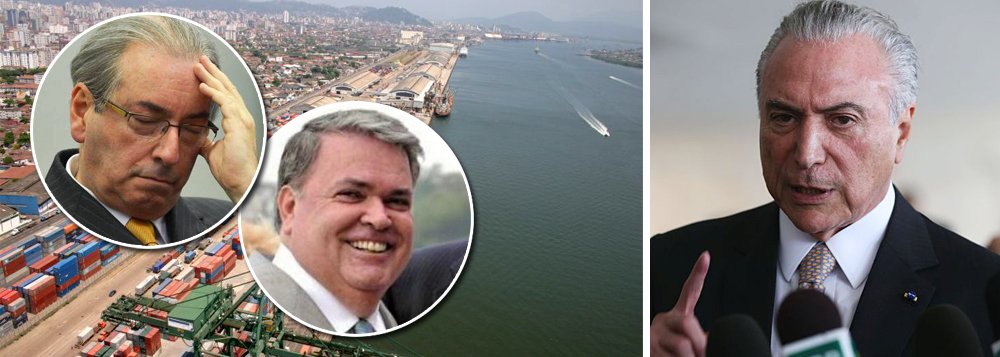 Nota publicada nesta terça-feira 3 pela jornalista Sonia Racy informa que, no período de preparação do golpe, o empresário Gonçalo Torrealba, dono do grupo Libra, recebia semanalmente o ex-deputado Eduardo Cunha; coincidentemente, sempre com carros-forte por perto; quando estava na Presidência, Dilma Rousseff tentou evitar a propina de Michel Temer no Porto de Santos, não permitindo que empresas do setor em dívida com a União, como o grupo Libra, renovassem suas concessões; ela chegou a demitir o então ministro Edinho Araújo, indicado por Temer, que foi reconduzido ao cargo depois do golpe (Foto: Gisele Federicce) Nota publicada nesta terça-feira 3 pela jornalista Sonia Racy informa que, no período de preparação do golpe, o empresário Gonçalo Torrealba, dono do grupo Libra, recebia semanalmente o ex-deputado Eduardo Cunha; coincidentemente, sempre com carros-forte por perto; quando estava na Presidência, Dilma Rousseff tentou evitar a propina de Michel Temer no Porto de Santos, não permitindo que empresas do setor em dívida com a União, como o grupo Libra, renovassem suas concessões; ela chegou a demitir o então ministro Edinho Araújo, indicado por Temer, que foi reconduzido ao cargo depois do golpe