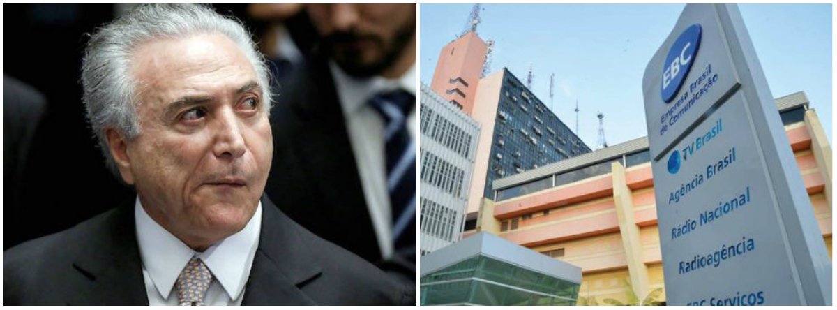 Ex-integrantes da Empresa Brasil de Comunicação (EBC) bateram duro no governo de Michel Temer, que, segundo eles, "golpeia" a empresa "rebaixando à categoria de agência de comunicação governamental a empresa criada para desenvolver a comunicação pública em nosso País, em busca do pluralismo e do aprimoramento democrático" (Foto: Leonardo Lucena) Ex-integrantes da Empresa Brasil de Comunicação (EBC) bateram duro no governo de Michel Temer, que, segundo eles, "golpeia" a empresa "rebaixando à categoria de agência de comunicação governamental a empresa criada para desenvolver a comunicação pública em nosso País, em busca do pluralismo e do aprimoramento democrático"