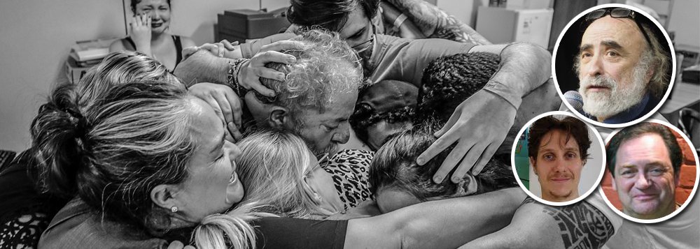 Golpe no Brasil e prisão do ex-presidente Luiz Inácio Lula da Silva repercute no exterior; intelectuais franceses e forças de esquerda protestam, em um manifesto, destacando a proibição arbitrária de visitas; entre as assinaturas estão as de Jean-Marc Delaunay, coordenador do Festival das Solidariedades, Bernard Dréano, presidente do Centro de Estudos e Iniciativas de Solidariedade Internacional, e Patrick Farbiaz, da ONG Sair do Colonialismo (Foto: Reinaldo) Golpe no Brasil e prisão do ex-presidente Luiz Inácio Lula da Silva repercute no exterior; intelectuais franceses e forças de esquerda protestam, em um manifesto, destacando a proibição arbitrária de visitas; entre as assinaturas estão as de Jean-Marc Delaunay, coordenador do Festival das Solidariedades, Bernard Dréano, presidente do Centro de Estudos e Iniciativas de Solidariedade Internacional, e Patrick Farbiaz, da ONG Sair do Colonialismo