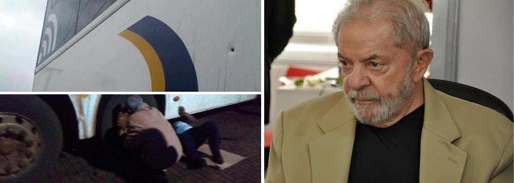 Porém, a perseguição ao ex-presidente Lula chegou ao seu nível mais violento nessa caravana pelo sul do país. O fascismo é isso; é preconceito de classe, é fazer o que for preciso para deter um adversário e é exatamente isso o que está acontecendo. Os ataques foram sim fascistas e visaram atingir toda uma corrente política. Caminhamos a passos largos para a barbárie (Foto: Reginaldo Lopes) Porém, a perseguição ao ex-presidente Lula chegou ao seu nível mais violento nessa caravana pelo sul do país. O fascismo é isso; é preconceito de classe, é fazer o que for preciso para deter um adversário e é exatamente isso o que está acontecendo. Os ataques foram sim fascistas e visaram atingir toda uma corrente política. Caminhamos a passos largos para a barbárie