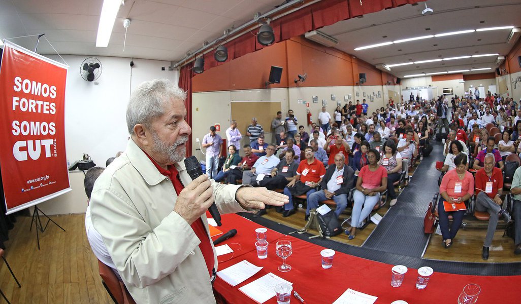 Lula CUT (Foto: Aquiles Lins) Lula CUT