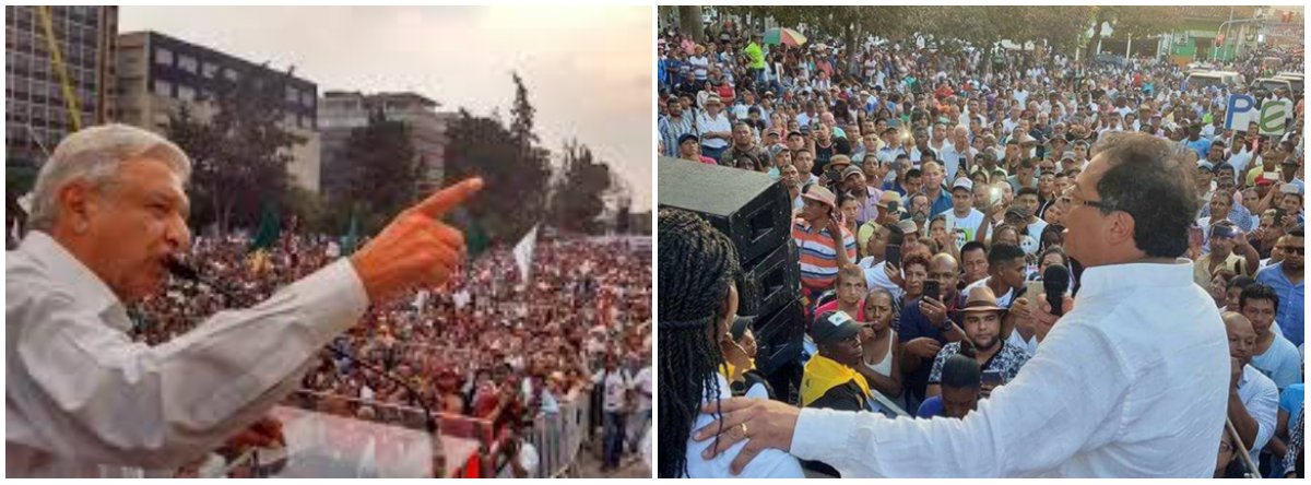 No México, Andrés Manuel López Obrador, ex-prefeito da capital é um crítico da abertura petroleira e defensor de programas sociais. Na Colômbia, o ex-prefeito de Bogotá Gustavo Petro Urrego adotou políticas progressistas de Petro como a secretaria da mulher, centro de cidadania LGBT, unidades móveis de saúde e um transporte integrado e subsidiado (Foto: Túlio Ribeiro) No México, Andrés Manuel López Obrador, ex-prefeito da capital é um crítico da abertura petroleira e defensor de programas sociais. Na Colômbia, o ex-prefeito de Bogotá Gustavo Petro Urrego adotou políticas progressistas de Petro como a secretaria da mulher, centro de cidadania LGBT, unidades móveis de saúde e um transporte integrado e subsidiado