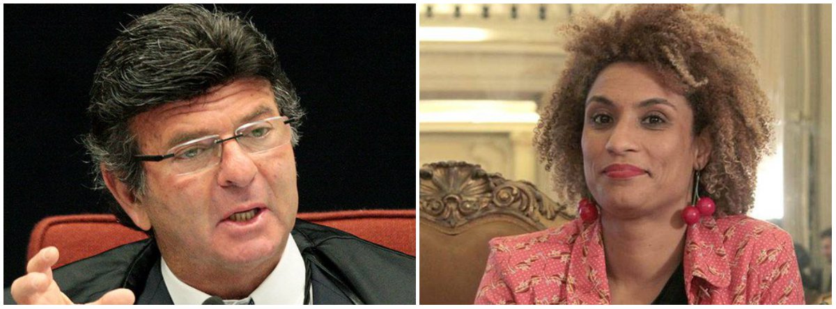 O presidente do TSE, ministro Luiz Fux, manifestou pesar pela morte da vereadora do Rio Marielle Franco (PSOL), assassinada a tiros na região central da capital fluminense; segundo o ministro, o homicídio representa a "tentativa chocante de calar a voz política"; "Nós também ficamos de certa forma chocados com essa notícia de que no mundo de hoje se tenta calar a voz política através de uma atitude que demonstra um baixíssimo déficit civilizatório nesse campo", disse o ministro (Foto: Leonardo Lucena) O presidente do TSE, ministro Luiz Fux, manifestou pesar pela morte da vereadora do Rio Marielle Franco (PSOL), assassinada a tiros na região central da capital fluminense; segundo o ministro, o homicídio representa a "tentativa chocante de calar a voz política"; "Nós também ficamos de certa forma chocados com essa notícia de que no mundo de hoje se tenta calar a voz política através de uma atitude que demonstra um baixíssimo déficit civilizatório nesse campo", disse o ministro