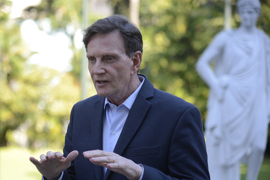 27/07/2017- Rio de Janeiro- DF, Brasil- O prefeito do Rio de Janeiro, Marcelo Crivella durante entrevista coletiva sobre as manifestações dos taxistas Foto: Tomaz Silva/Agência Brasil (Foto: Jean Menezes de Aguiar) 27/07/2017- Rio de Janeiro- DF, Brasil- O prefeito do Rio de Janeiro, Marcelo Crivella durante entrevista coletiva sobre as manifestações dos taxistas Foto: Tomaz Silva/Agência Brasil