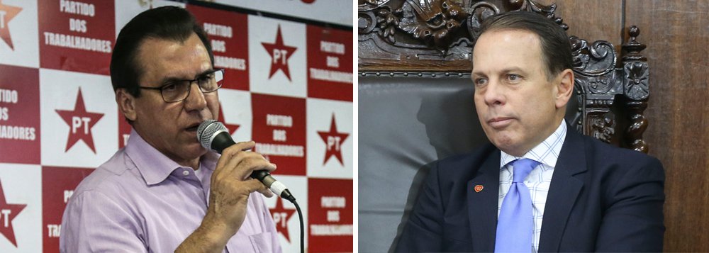 O presidente estadual do PT em São Paulo, Luiz Marinho, criticou o prefeito João Doria (PSDB), que vai deixar a prefeitura da maior cidade do País para se candidata a governador do estado; "Doria abandonou a cidade desde o primeiro dia de sua administração. Com o lançamento de sua candidatura, ele apenas oficializou isso", disse Marinho, que também é pré-candidato a governador (Foto: Aquiles Lins) O presidente estadual do PT em São Paulo, Luiz Marinho, criticou o prefeito João Doria (PSDB), que vai deixar a prefeitura da maior cidade do País para se candidata a governador do estado; "Doria abandonou a cidade desde o primeiro dia de sua administração. Com o lançamento de sua candidatura, ele apenas oficializou isso", disse Marinho, que também é pré-candidato a governador