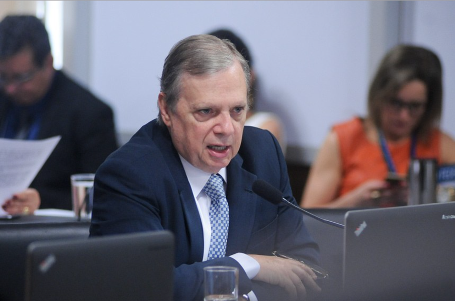 O senador Tasso Jereissati (PSDB-CE) foi anunciado na noite de ontem (20) como o coordenador-geral da campanha de Geraldo Alckmin à presidência da República. De acordo com o 2º vice-presidente do partido, Ricardo Tripoli, o ex-governador do Ceará vai trabalhar em cima do programa de governo (Foto: Rodrigo Rocha) O senador Tasso Jereissati (PSDB-CE) foi anunciado na noite de ontem (20) como o coordenador-geral da campanha de Geraldo Alckmin à presidência da República. De acordo com o 2º vice-presidente do partido, Ricardo Tripoli, o ex-governador do Ceará vai trabalhar em cima do programa de governo