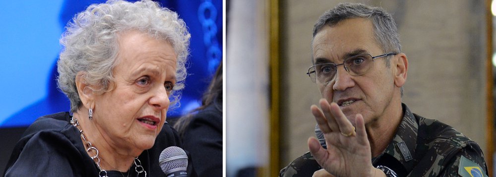 A ex-ministra de Políticas para as Mulheres Eleonora Menicucci condenou a declaração do comandante do Exército, general Eduardo Villas Boas, interpretada como uma ameaça das Forças Armadas ao STF, que nesa quarta-feira, 3, julga o habeas corpus preventivos do ex-presidente Lula; "É inadmissível que em 2018, o Comandante do Exército Brasileiro manifeste sobre a impunidade, incitando a um agravamento da crise política institucional", disse Menicucci em nota (Foto: Aquiles Lins) A ex-ministra de Políticas para as Mulheres Eleonora Menicucci condenou a declaração do comandante do Exército, general Eduardo Villas Boas, interpretada como uma ameaça das Forças Armadas ao STF, que nesa quarta-feira, 3, julga o habeas corpus preventivos do ex-presidente Lula; "É inadmissível que em 2018, o Comandante do Exército Brasileiro manifeste sobre a impunidade, incitando a um agravamento da crise política institucional", disse Menicucci em nota