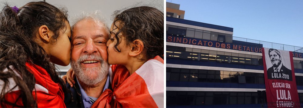 A defesa do ex presidente Lula entrou com novo pedido de habeas corpus no STJ; a alegação é a de que ainda cabem novos embargos e que, portanto, a prisão não poderia ocorrer; o argumento jurídico da defesa também aponta a precipitação do TRF-4 que não esperou a publicação do acórdão do julgamento dos embargos de declaração; em São Bernardo do Campo, Lula está cercado por uma multidão, que não pretende permitir sua prisão sem provas por Sergio Moro (Foto: Gustavo Conde) A defesa do ex presidente Lula entrou com novo pedido de habeas corpus no STJ; a alegação é a de que ainda cabem novos embargos e que, portanto, a prisão não poderia ocorrer; o argumento jurídico da defesa também aponta a precipitação do TRF-4 que não esperou a publicação do acórdão do julgamento dos embargos de declaração; em São Bernardo do Campo, Lula está cercado por uma multidão, que não pretende permitir sua prisão sem provas por Sergio Moro