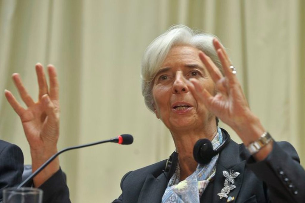 A diretora gerente do Fundo Monetário Internacional (FMI), Christine Lagarde, afirmou que, dado o ônus da dívida no país, "é tempo de fazer uma consolidação fiscal inteligente, gradual ao longo do tempo"; segundo ela, o crescimento "é provável consequência de algumas das reformas-chave que foram levadas adiante, mas não todas ainda, ainda há mais por vir" (Foto: Leonardo Lucena) A diretora gerente do Fundo Monetário Internacional (FMI), Christine Lagarde, afirmou que, dado o ônus da dívida no país, "é tempo de fazer uma consolidação fiscal inteligente, gradual ao longo do tempo"; segundo ela, o crescimento "é provável consequência de algumas das reformas-chave que foram levadas adiante, mas não todas ainda, ainda há mais por vir"