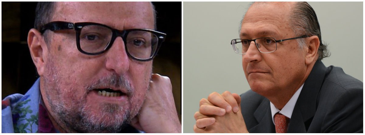 O escritor Xico Sá criticou o presidenciável pelo PSDB, Geraldo Alckmin, e a seletividade da Justiça brasileira na condenação de políticos; "O roubo da merenda no governo Alckmin talvez seja a mais vergonhosa forma de tirar comida da boca das crianças para enriquecer tucanos, inclusive promotores. Falo só por falar, sei que são inimputáveis, jamais serão julgados. São chiques e protegidos", escreveu ele em sua conta no Twitter (Foto: Leonardo Lucena) O escritor Xico Sá criticou o presidenciável pelo PSDB, Geraldo Alckmin, e a seletividade da Justiça brasileira na condenação de políticos; "O roubo da merenda no governo Alckmin talvez seja a mais vergonhosa forma de tirar comida da boca das crianças para enriquecer tucanos, inclusive promotores. Falo só por falar, sei que são inimputáveis, jamais serão julgados. São chiques e protegidos", escreveu ele em sua conta no Twitter