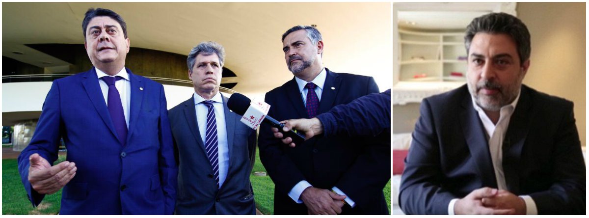 O líder do PT na Câmara, deputado Paulo Pimenta (PT-RS), e os deputados Paulo Teixeira (PT-SP) e Wadih Damous (PT-RJ) foram nesta quarta-feira 28 à Procuradoria-Geral da República cobrar investigação sobre denúncias feitas pelo advogado Rodrigo Tacla Duran, que atuava para a Lava Jato; em depoimentos à CPMI da JBS, Tacla Duran afirmou que a Odebrecht adulterou provas da Lava Jato em seu acordo com os procuradores; o juiz Sergio Moro já negou quatro vezes ouvi-lo como testemunha do ex-presidente Lula; o TRF4 também rejeitou os pedidos (Foto: Gisele Federicce) O líder do PT na Câmara, deputado Paulo Pimenta (PT-RS), e os deputados Paulo Teixeira (PT-SP) e Wadih Damous (PT-RJ) foram nesta quarta-feira 28 à Procuradoria-Geral da República cobrar investigação sobre denúncias feitas pelo advogado Rodrigo Tacla Duran, que atuava para a Lava Jato; em depoimentos à CPMI da JBS, Tacla Duran afirmou que a Odebrecht adulterou provas da Lava Jato em seu acordo com os procuradores; o juiz Sergio Moro já negou quatro vezes ouvi-lo como testemunha do ex-presidente Lula; o TRF4 também rejeitou os pedidos