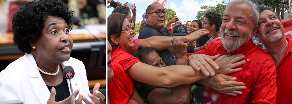 Deputada federal Benedita da Silva (PT-RJ) comemorou a possível indicação do ex-presidente Luiz Inácio Lula da Silva ao Prêmio Nobel da Paz, como sugerido pelo argentino Adolfo Pérez Esquivel, que foi agraciado com a premiação em 1980, e criticou a perseguição contra ele; "Que notícia boa! O argentino Adolfo Pérez Esquivel, Prêmio Nobel da Paz, em 1980, acaba de anunciar que indicará Lula ao Prêmio Nobel da Paz! Enquanto uns o perseguem, outros reconhecem e admiram o melhor presidente que o Brasil já teve", escreveu nas redes sociais (Foto: Paulo Emílio) Deputada federal Benedita da Silva (PT-RJ) comemorou a possível indicação do ex-presidente Luiz Inácio Lula da Silva ao Prêmio Nobel da Paz, como sugerido pelo argentino Adolfo Pérez Esquivel, que foi agraciado com a premiação em 1980, e criticou a perseguição contra ele; "Que notícia boa! O argentino Adolfo Pérez Esquivel, Prêmio Nobel da Paz, em 1980, acaba de anunciar que indicará Lula ao Prêmio Nobel da Paz! Enquanto uns o perseguem, outros reconhecem e admiram o melhor presidente que o Brasil já teve", escreveu nas redes sociais