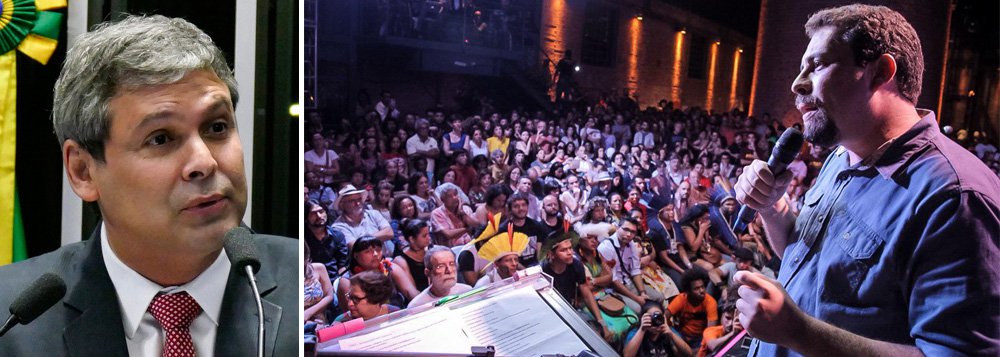 Senador Lindbergh Faria (PT-RJ) manifestou apoio, por meio das redes sociais à pré-candidatura presidencial do líder do Movimento dos Trabalhadores Sem Teto (MTST), Guilherme Boulos pelo PSOL; "Desejo toda sorte do mundo para Guilherme Boulos. Aplaudo a sua coragem para defender Lula dessa perseguição fascista. Tenho certeza que sua candidatura vai ser importantíssima para o povo e pra esquerda brasileira", postou no Twitter (Foto: Paulo Emílio) Senador Lindbergh Faria (PT-RJ) manifestou apoio, por meio das redes sociais à pré-candidatura presidencial do líder do Movimento dos Trabalhadores Sem Teto (MTST), Guilherme Boulos pelo PSOL; "Desejo toda sorte do mundo para Guilherme Boulos. Aplaudo a sua coragem para defender Lula dessa perseguição fascista. Tenho certeza que sua candidatura vai ser importantíssima para o povo e pra esquerda brasileira", postou no Twitter