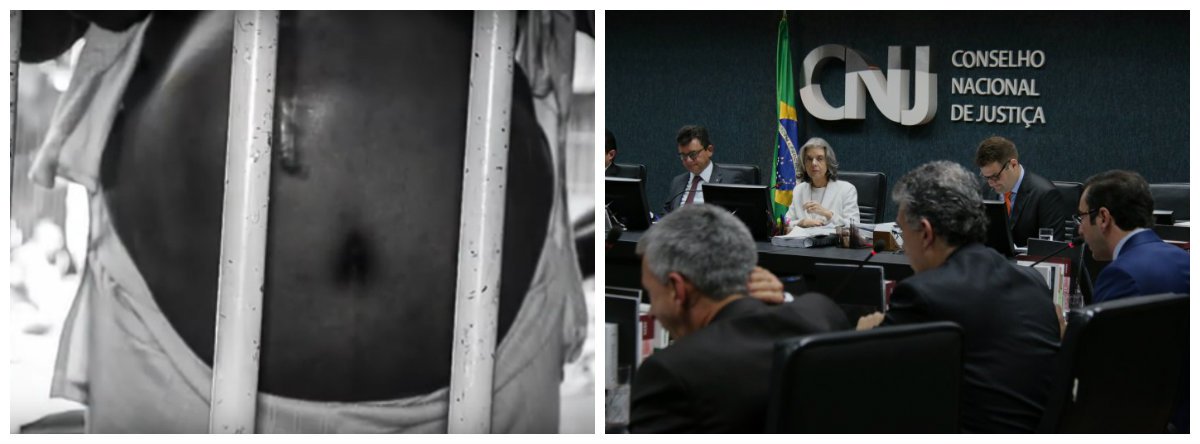 Inspeções realizadas pelo Conselho Nacional de Justiça (CNJ) em 22 estabelecimentos penais para conhecer a situação de mulheres presas gestantes e lactantes detectou uma série de irregularidades; elas se queixaram da oferta de marmitas com alimentos podres, falta de assistência nutricional, médica e pré-natal e até da falta de registro e vacinação de bebês; a ministra Cármen Lúcia, presidente do CNJ e do Supremo Tribunal Federal (STF), determinou aos tribunais que providenciem com urgência a vacinação e o registro de todos os bebês que se encontram dentro das cadeias do país (Foto: Voney Malta) Inspeções realizadas pelo Conselho Nacional de Justiça (CNJ) em 22 estabelecimentos penais para conhecer a situação de mulheres presas gestantes e lactantes detectou uma série de irregularidades; elas se queixaram da oferta de marmitas com alimentos podres, falta de assistência nutricional, médica e pré-natal e até da falta de registro e vacinação de bebês; a ministra Cármen Lúcia, presidente do CNJ e do Supremo Tribunal Federal (STF), determinou aos tribunais que providenciem com urgência a vacinação e o registro de todos os bebês que se encontram dentro das cadeias do país