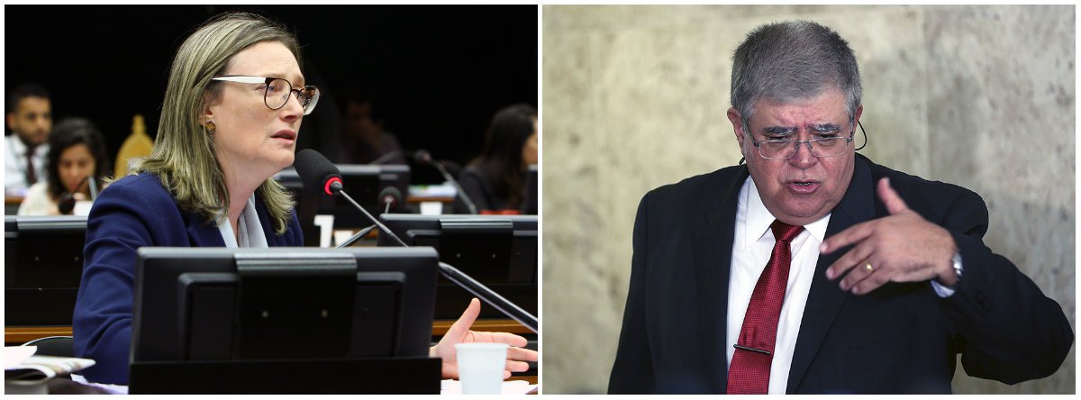 Deputada federal do PT-RS alfinetou duro o ministro da secretaria de Governo, Carlos Marun, após o emedebista dizer que "vai resultar em nada" o pedido da procuradora Raquel Dodge, para incluir Michel Temer como investigado em um inquérito que apura o suposto pagamento de propina pela Odebrecht; "Quem vai ganhar o prêmio cara de pau do século no Brasil? O cara q defendeu o Cunha? Marun. O cara q defendeu o Temer? Marun" (Foto: Leonardo Lucena) Deputada federal do PT-RS alfinetou duro o ministro da secretaria de Governo, Carlos Marun, após o emedebista dizer que "vai resultar em nada" o pedido da procuradora Raquel Dodge, para incluir Michel Temer como investigado em um inquérito que apura o suposto pagamento de propina pela Odebrecht; "Quem vai ganhar o prêmio cara de pau do século no Brasil? O cara q defendeu o Cunha? Marun. O cara q defendeu o Temer? Marun"