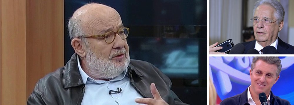 "Se vocês, assim como quase todo o eleitorado nativo, não estão satisfeitos com os nomes até agora lançados e continuam sem candidato para presidente da República, façam como o ex-presidente Fernando Henrique Cardoso: inventem um Huck", escreve o jornalista Ricardo Kotscho; "Podemos aproveitar este domingo de Carnaval para pensar em outras opções, mas antes é preciso estabelecer algumas regras: Não pode ser nenhum político brasileiro filiado a partido porque a hora agora, segundo FHC, é de renovação (engraçado justo ele defender uma coisa dessas…). Não pode ser nenhum empresário ou banqueiro citado na Lava Jato ou com ações na Justiça do Trabalho" (Foto: Leonardo Lucena) "Se vocês, assim como quase todo o eleitorado nativo, não estão satisfeitos com os nomes até agora lançados e continuam sem candidato para presidente da República, façam como o ex-presidente Fernando Henrique Cardoso: inventem um Huck", escreve o jornalista Ricardo Kotscho; "Podemos aproveitar este domingo de Carnaval para pensar em outras opções, mas antes é preciso estabelecer algumas regras: Não pode ser nenhum político brasileiro filiado a partido porque a hora agora, segundo FHC, é de renovação (engraçado justo ele defender uma coisa dessas…). Não pode ser nenhum empresário ou banqueiro citado na Lava Jato ou com ações na Justiça do Trabalho"