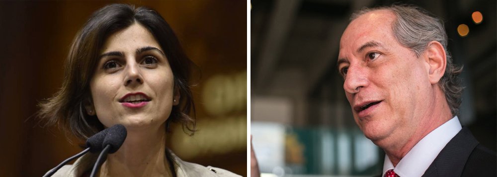 Deputada e pré-candidata à Presidência da República Manuela D'Ávila (PCdoB)-RS) disse acreditar que ela ao também pré-candidato Ciro Gomes (PDT-CE) estarão alinhados em um eventual segundo turno das eleições presidenciais deste ano; "Nós somos dois candidatos, a gente vai estar junto no segundo turno", afirmou; ela também defendeu o direito do ex-presidente Lula de disputar as eleições; "Tirar Lula do processo eleitoral é acentuar a crise. Isso é mais uma etapa do golpe", disse (Foto: Paulo Emílio) Deputada e pré-candidata à Presidência da República Manuela D'Ávila (PCdoB)-RS) disse acreditar que ela ao também pré-candidato Ciro Gomes (PDT-CE) estarão alinhados em um eventual segundo turno das eleições presidenciais deste ano; "Nós somos dois candidatos, a gente vai estar junto no segundo turno", afirmou; ela também defendeu o direito do ex-presidente Lula de disputar as eleições; "Tirar Lula do processo eleitoral é acentuar a crise. Isso é mais uma etapa do golpe", disse