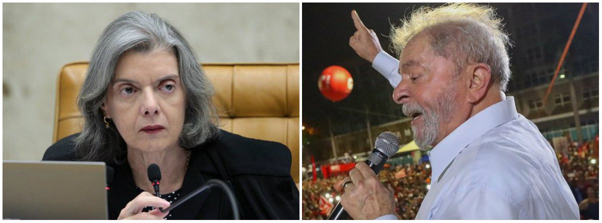 O STF é incomensuravelmente menor do que o Brasil, e somente poderá se aproximar do povo brasileiro de joelhos. Lula é civilizado, democrata e republicano. Juíza Cármen Lúcia, não permita que a Globo imponha sua pauta antinacional, antipopular e antidemocrática ao País, com a cassação ao direito de Lula registrar sua candidatura e de milhões de brasileiros votarem nele (Foto: Davis Sena Filho) O STF é incomensuravelmente menor do que o Brasil, e somente poderá se aproximar do povo brasileiro de joelhos. Lula é civilizado, democrata e republicano. Juíza Cármen Lúcia, não permita que a Globo imponha sua pauta antinacional, antipopular e antidemocrática ao País, com a cassação ao direito de Lula registrar sua candidatura e de milhões de brasileiros votarem nele
