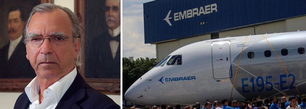 Se a Embraer for vendida para a Boeing, "acaba a indústria, vai embora emprego, vai embora tudo"; alerta é de Pedro Celestino, presidente do Clube de Engenharia; para ele, a proposta de venda da empresa brasileira aos norte-americanos demonstra mais uma vez que o governo Temer quer "destruir o que se construiu neste pais nos últimos 80 anos"; na sua visão, essa sanha destruidora ocorre porque "o governo Temer foi capturado pelo mercado financeiro". "Cadê a indústria, cadê a agricultura, cadê o comércio que não reagem à destruição? O que me faz pensar que o umbigo deles já tenha passado para Miami", diz (Foto: Paulo Emílio) Se a Embraer for vendida para a Boeing, "acaba a indústria, vai embora emprego, vai embora tudo"; alerta é de Pedro Celestino, presidente do Clube de Engenharia; para ele, a proposta de venda da empresa brasileira aos norte-americanos demonstra mais uma vez que o governo Temer quer "destruir o que se construiu neste pais nos últimos 80 anos"; na sua visão, essa sanha destruidora ocorre porque "o governo Temer foi capturado pelo mercado financeiro". "Cadê a indústria, cadê a agricultura, cadê o comércio que não reagem à destruição? O que me faz pensar que o umbigo deles já tenha passado para Miami", diz