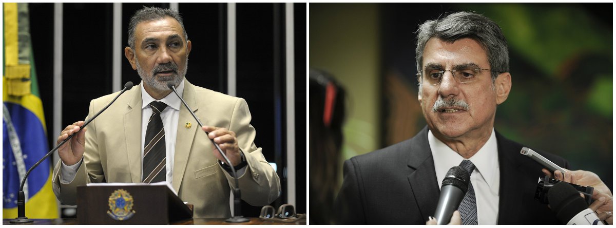 Os ministros da Primeira Turma do STF rejeitaram queixa-crime do senador Romero Jucá (MDB-RR) contra o parlamentar da mesma Casa Telmário Mota (PTB-RR) por supostos crimes de calúnia, difamação e injúria; em vídeo, o petebista levantou suspeitas sobre a legalidade de uma rádio em Roraima e associa o veículo a Jucá, a quem se referiu pelo termo ‘propineiro’ e acusou da prática de fraude no caso da emissora (Foto: Leonardo Lucena) Os ministros da Primeira Turma do STF rejeitaram queixa-crime do senador Romero Jucá (MDB-RR) contra o parlamentar da mesma Casa Telmário Mota (PTB-RR) por supostos crimes de calúnia, difamação e injúria; em vídeo, o petebista levantou suspeitas sobre a legalidade de uma rádio em Roraima e associa o veículo a Jucá, a quem se referiu pelo termo ‘propineiro’ e acusou da prática de fraude no caso da emissora
