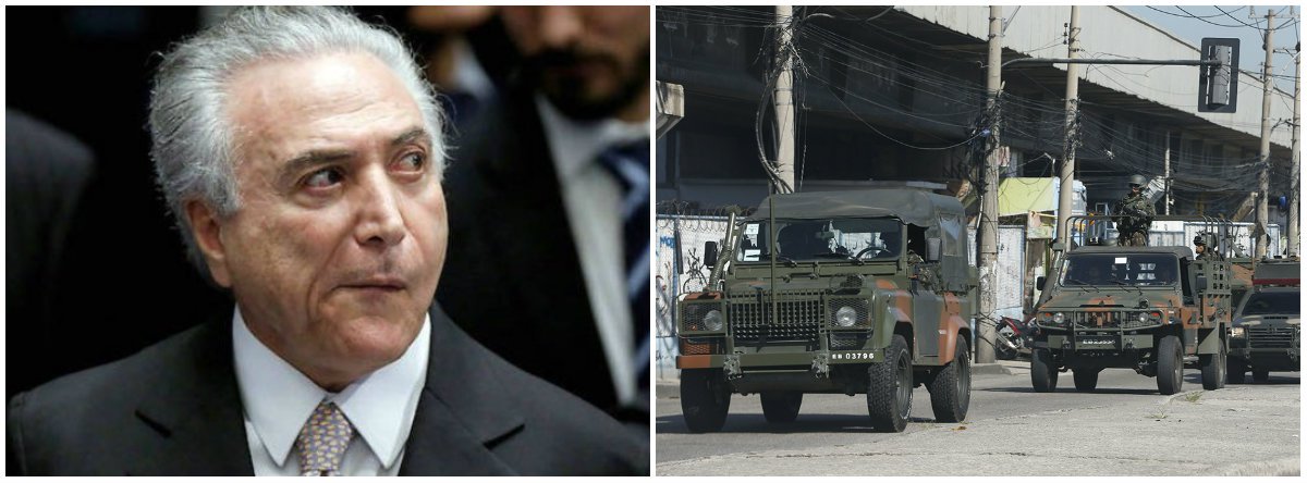 A Federação das Associações de Favelas do Estado do Rio de Janeiro (Faferj) emitiu nota pública em repúdio à intervenção militar na esfera da segurança pública, conforme decretado pelo governo de Michel Temer; "A favela nunca foi e nem jamais será uma área hostil. Somos compostos de homens e mulheres trabalhadoras que, com muita garra e dignidade, lutam pelo pão de cada dia. Somos a força de trabalho que move a cidade e o país"; diz; "Precisamos de uma intervenção que nos traga a vida e não a morte" (Foto: Leonardo Lucena) A Federação das Associações de Favelas do Estado do Rio de Janeiro (Faferj) emitiu nota pública em repúdio à intervenção militar na esfera da segurança pública, conforme decretado pelo governo de Michel Temer; "A favela nunca foi e nem jamais será uma área hostil. Somos compostos de homens e mulheres trabalhadoras que, com muita garra e dignidade, lutam pelo pão de cada dia. Somos a força de trabalho que move a cidade e o país"; diz; "Precisamos de uma intervenção que nos traga a vida e não a morte"