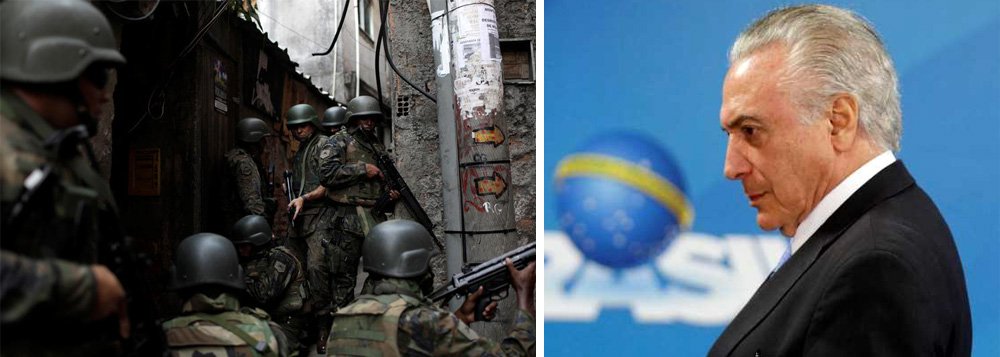 "A intervenção militar no Rio (o nome é este, eufemismos à parte), afora todos as ameaças que carrega contra o Estado de Direito, é uma medida gritantemente populista, tomada por um presidente impopular que deseja se cacifar para disputar a reeleição", ressalta Tereza Cruvinel; a medida, diz a colunista, "aposta na sensação ilusória e passageira que a população poderá ter e atribuir ao dono da iniciativa. Em última instância, votando nele para governar mais quatro anos"; "E, no entanto, os críticos severos de medidas de outros governos, que batizaram de populistas, agora silenciam diante deste escancarado populismo de Temer", observa (Foto: Tereza Cruvinel) "A intervenção militar no Rio (o nome é este, eufemismos à parte), afora todos as ameaças que carrega contra o Estado de Direito, é uma medida gritantemente populista, tomada por um presidente impopular que deseja se cacifar para disputar a reeleição", ressalta Tereza Cruvinel; a medida, diz a colunista, "aposta na sensação ilusória e passageira que a população poderá ter e atribuir ao dono da iniciativa. Em última instância, votando nele para governar mais quatro anos"; "E, no entanto, os críticos severos de medidas de outros governos, que batizaram de populistas, agora silenciam diante deste escancarado populismo de Temer", observa