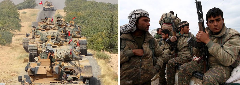 De acordo com o presidente da Turquia, Recep Tayyip Erdogan, a decisão de Washington de prestar apoio financeiro à Unidades de Proteção Popular (YPG), organização armada curda, irá afetar a postura de Ancara (Foto: Gisele Federicce) De acordo com o presidente da Turquia, Recep Tayyip Erdogan, a decisão de Washington de prestar apoio financeiro à Unidades de Proteção Popular (YPG), organização armada curda, irá afetar a postura de Ancara